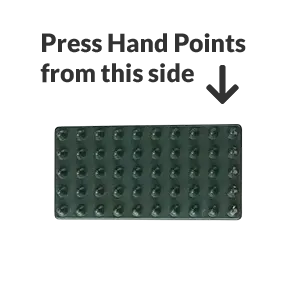 Press hand points